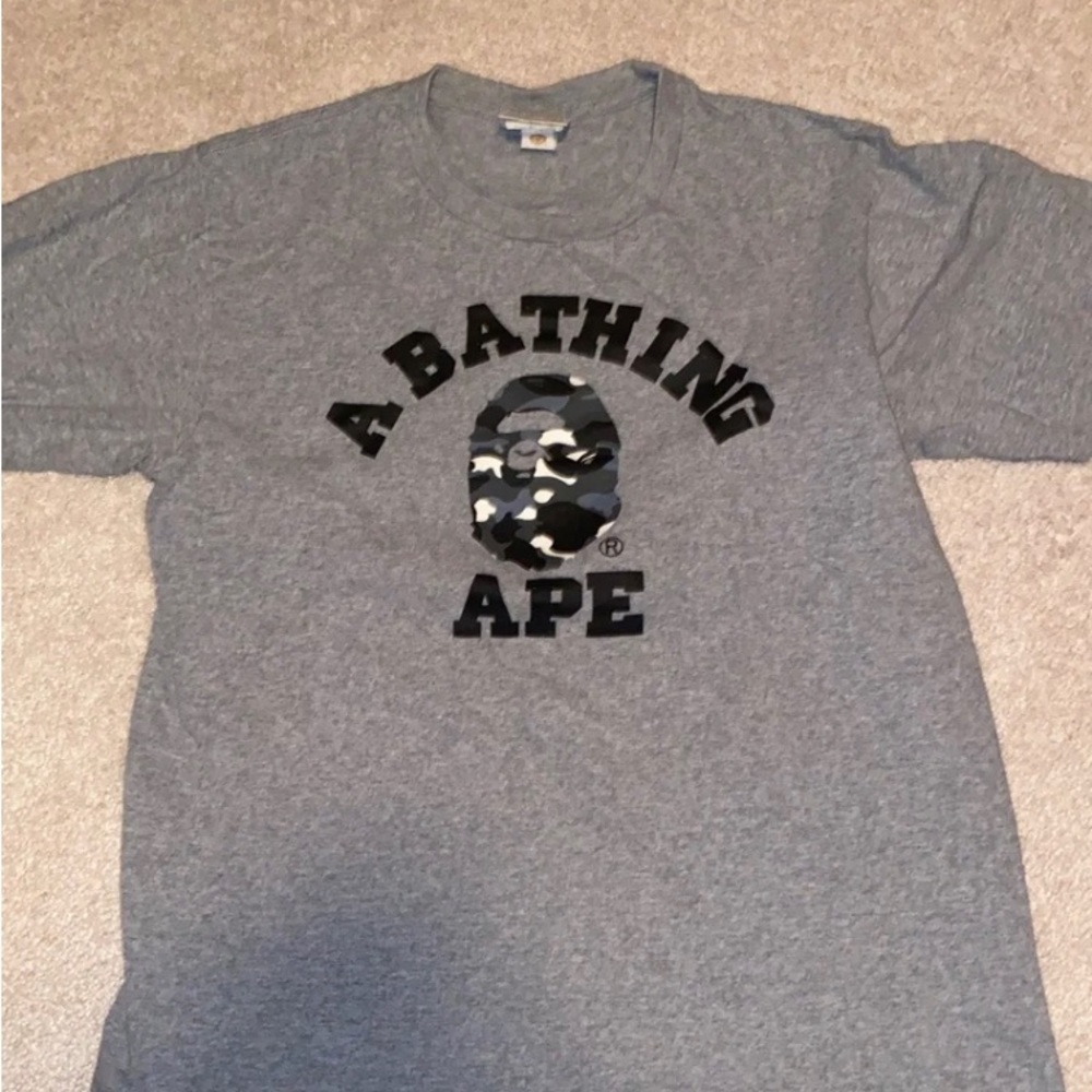 Bape space glows in the dark tee